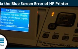 How to Fix the Blue Screen Error of HP Printer?